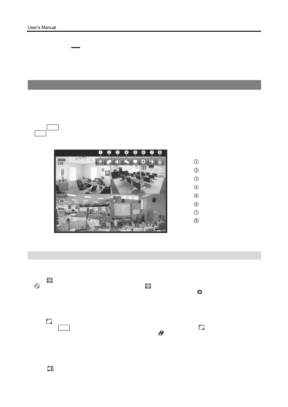 Chapter 3, Operation, Live monitoring | Live monitoring menu, Chapter 3 — operation | Revo R4CMB-500 User Manual | Page 30 / 46