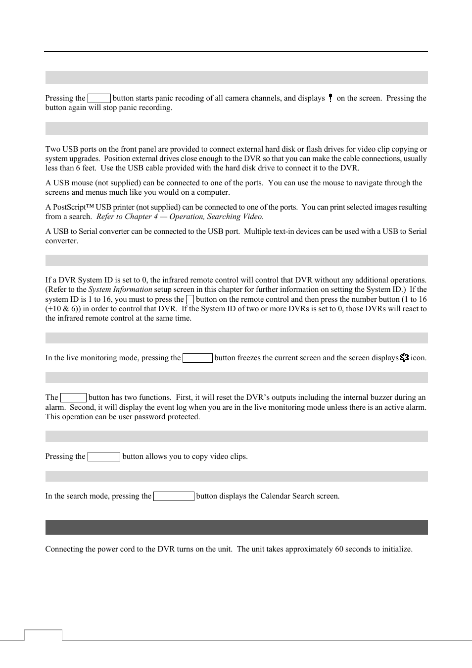 Turning on the power | Revo RE8/16DVR1 User Manual | Page 18 / 78