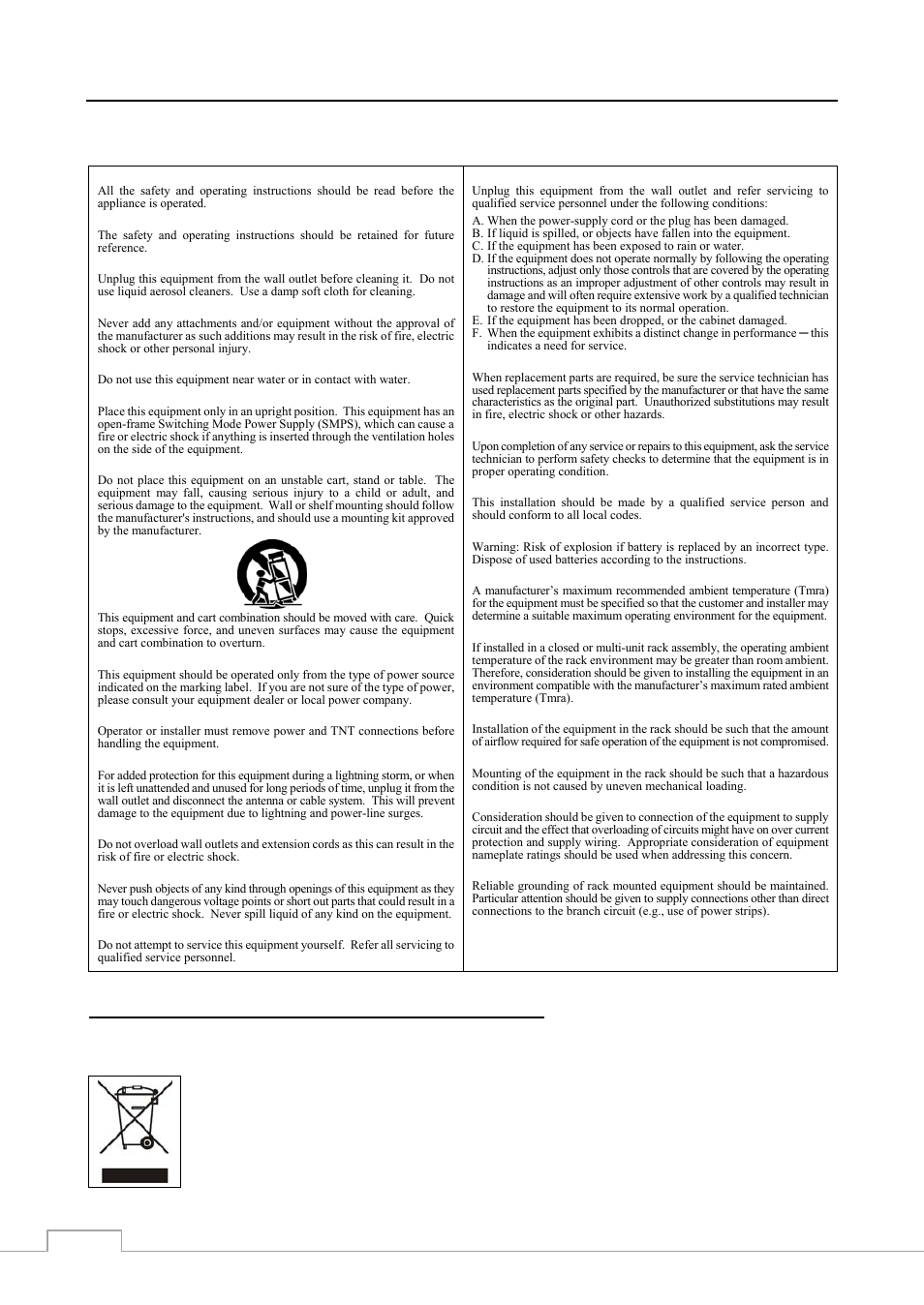 Important safeguards, Weee ( waste electrical & electronic equipment ) | Revo RE8/16DVR1 User Manual | Page 4 / 78