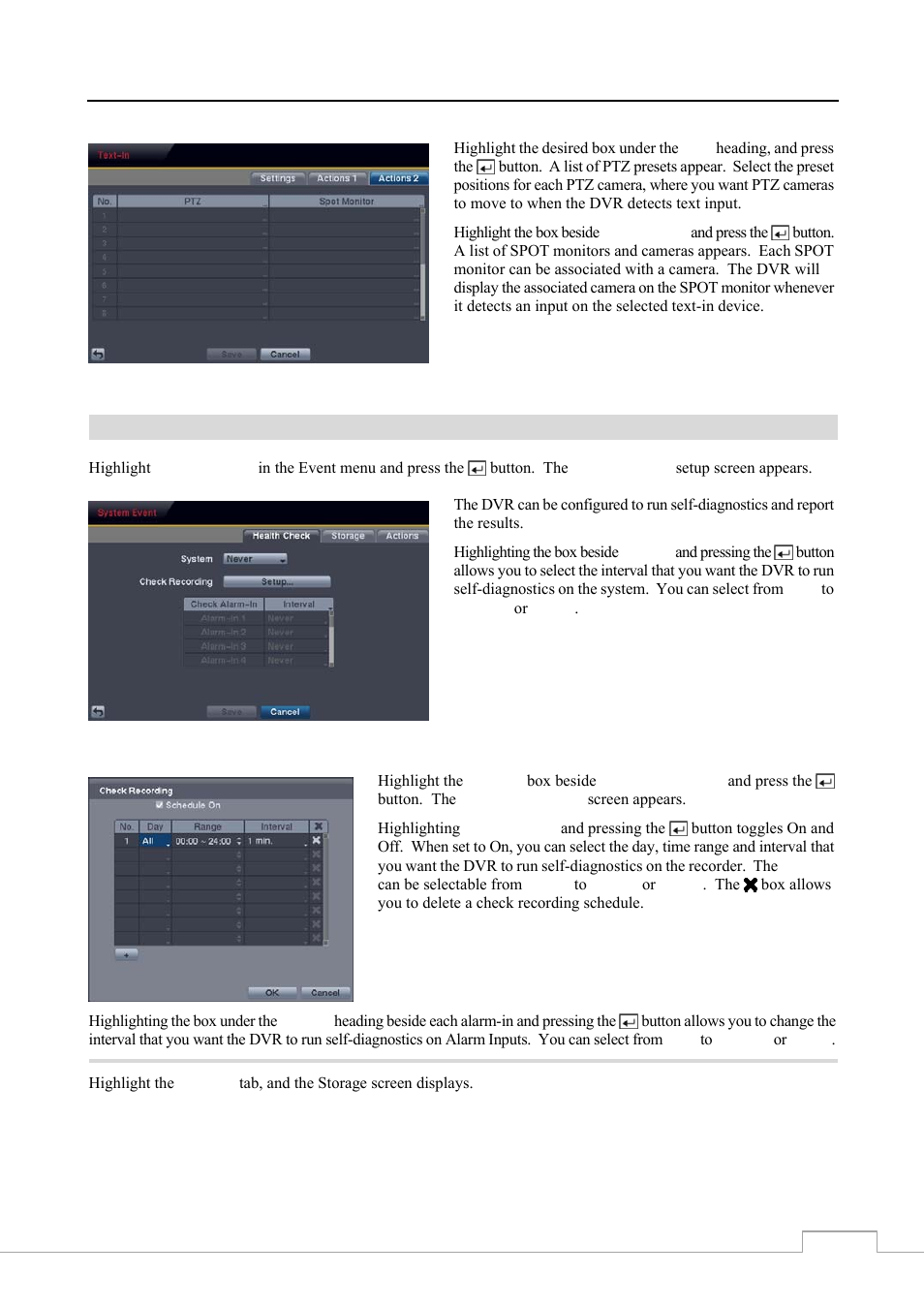 System event | Revo RE8/16DVR1 User Manual | Page 47 / 78