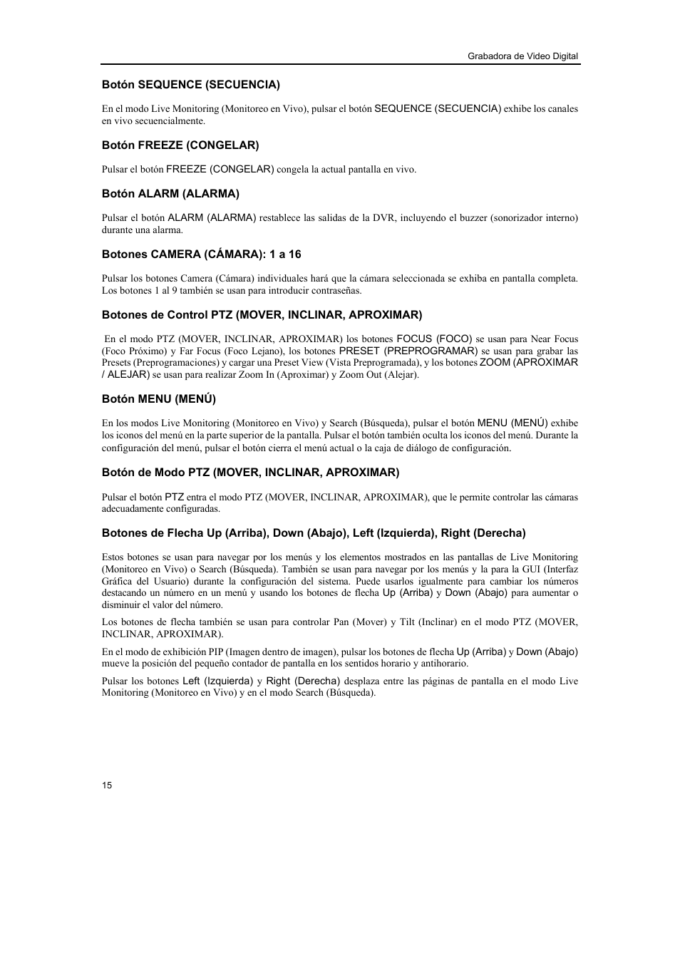 Revo R16/8/4/DVR User Manual | Page 16 / 115