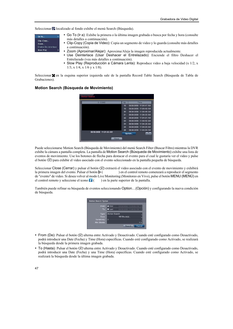 Revo R16/8/4/DVR User Manual | Page 48 / 115
