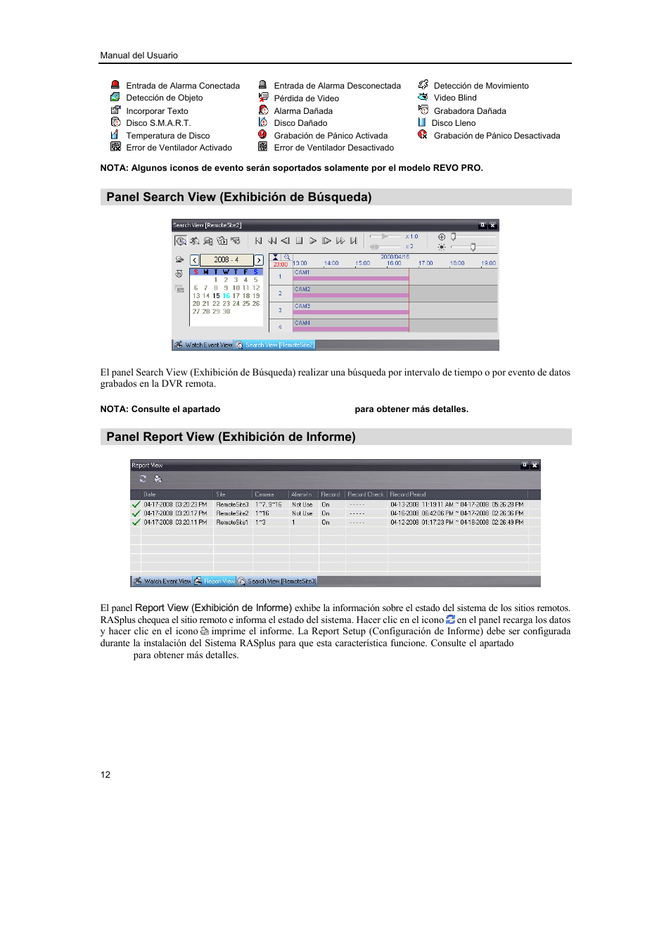 Revo R16/8/4/DVR User Manual | Page 80 / 115