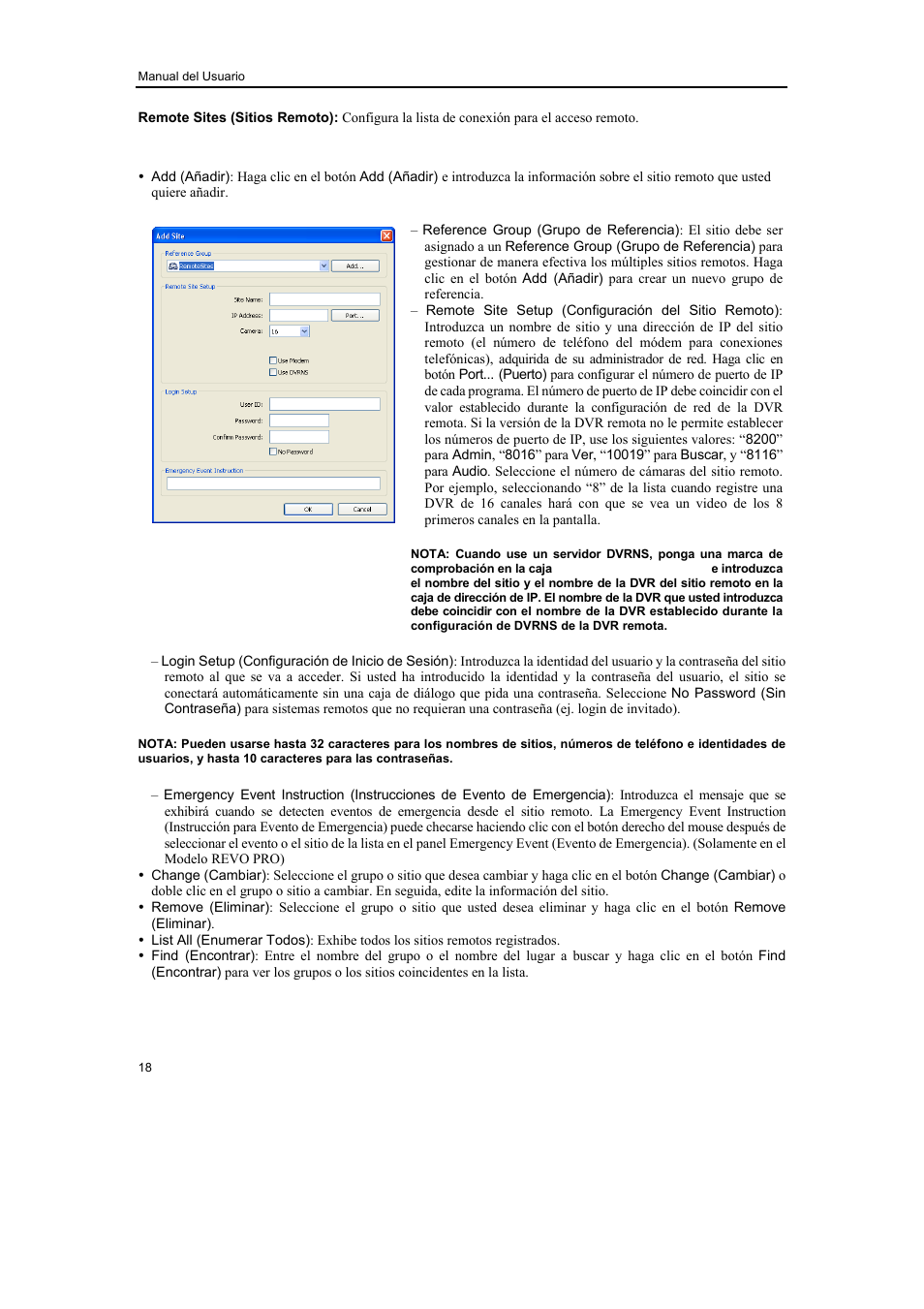 Revo R16/8/4/DVR User Manual | Page 86 / 115