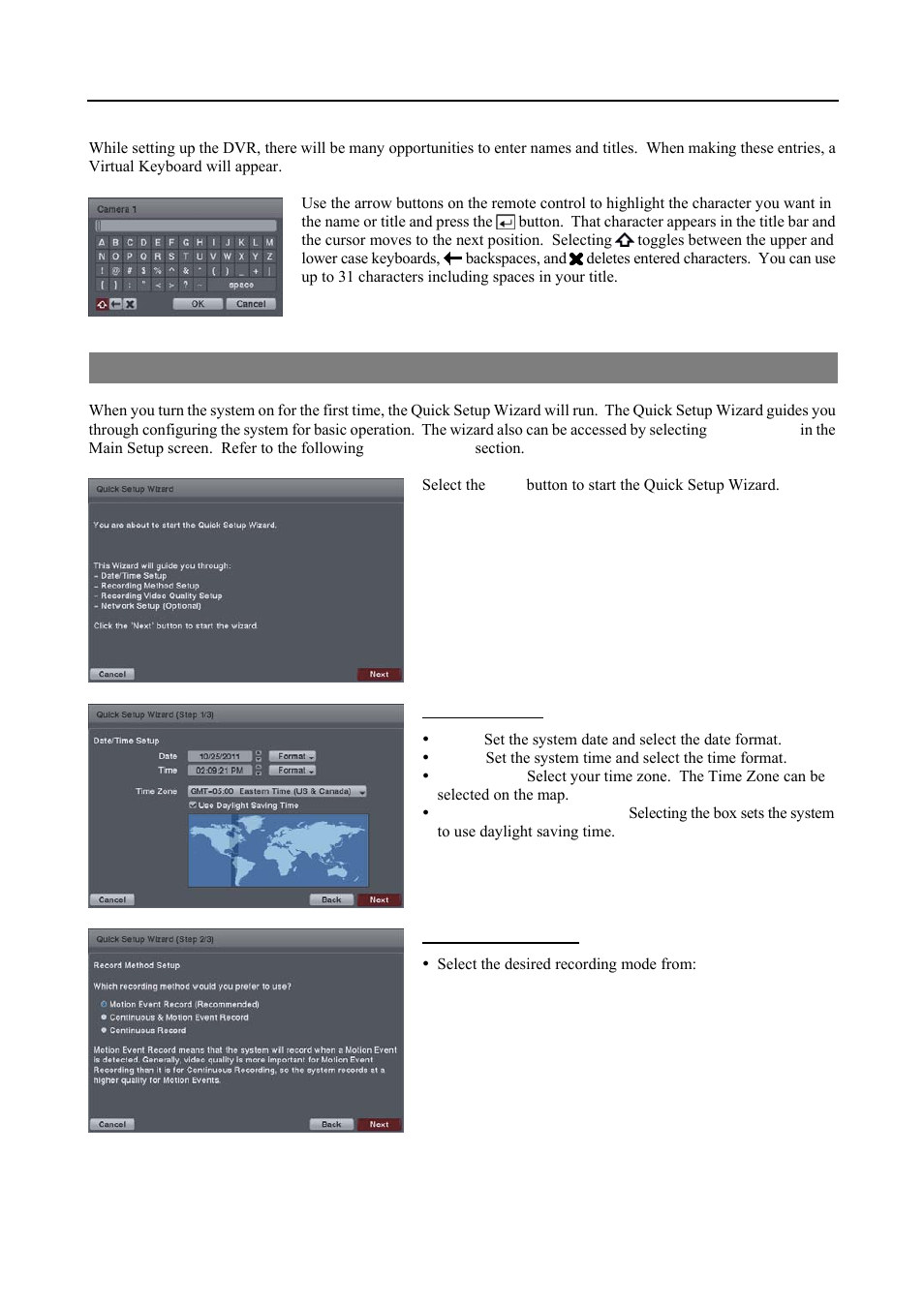 Quick setup wizard | Revo R16DVR4 User Manual | Page 15 / 56