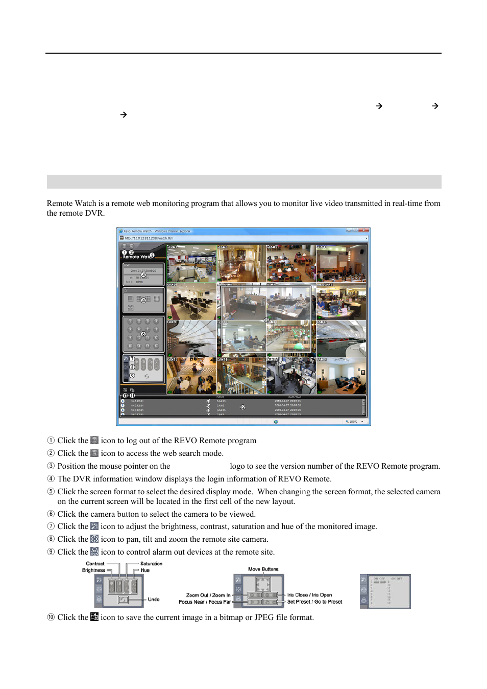 Web monitoring | Revo R16DVR4 User Manual | Page 48 / 56