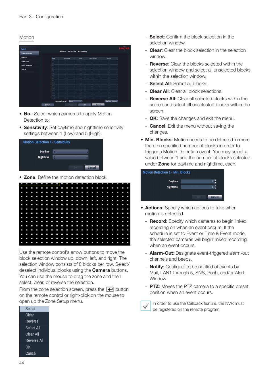 Revo NVR User Manual | Page 44 / 82