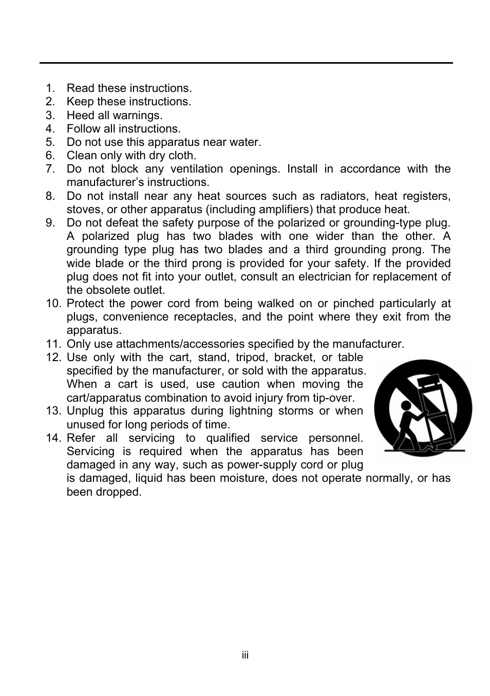 Important safety instructions | Revo RECBH0550-1 User Manual | Page 3 / 22