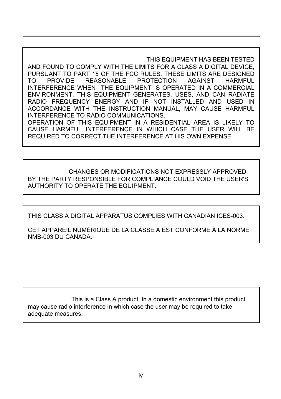 Fcc compliance statement, Ce compliance statement, Information to the user | Caution, Warning | Revo RECBH0550-1 User Manual | Page 4 / 22