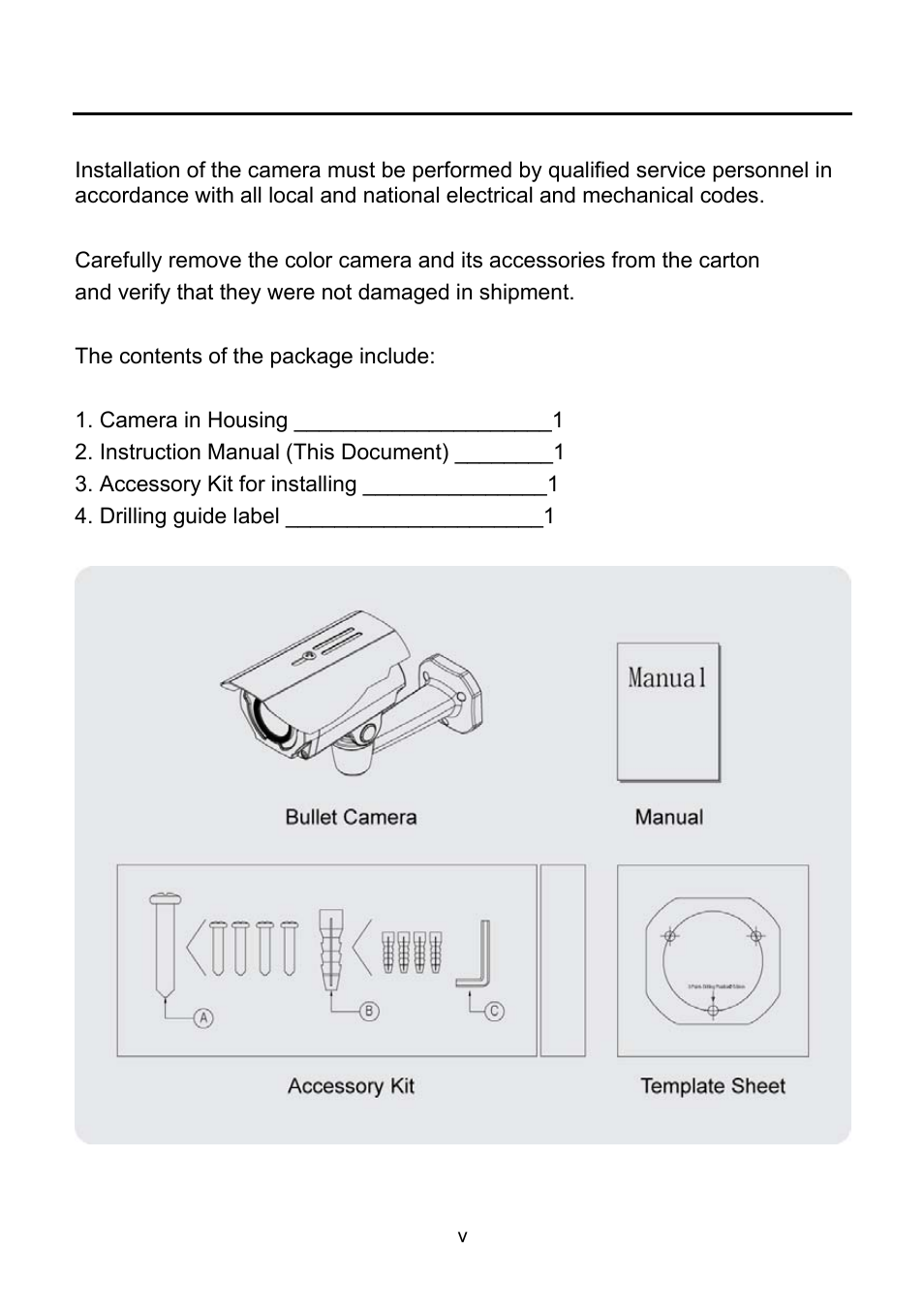 Contents of package | Revo RECBH0550-1 User Manual | Page 5 / 22