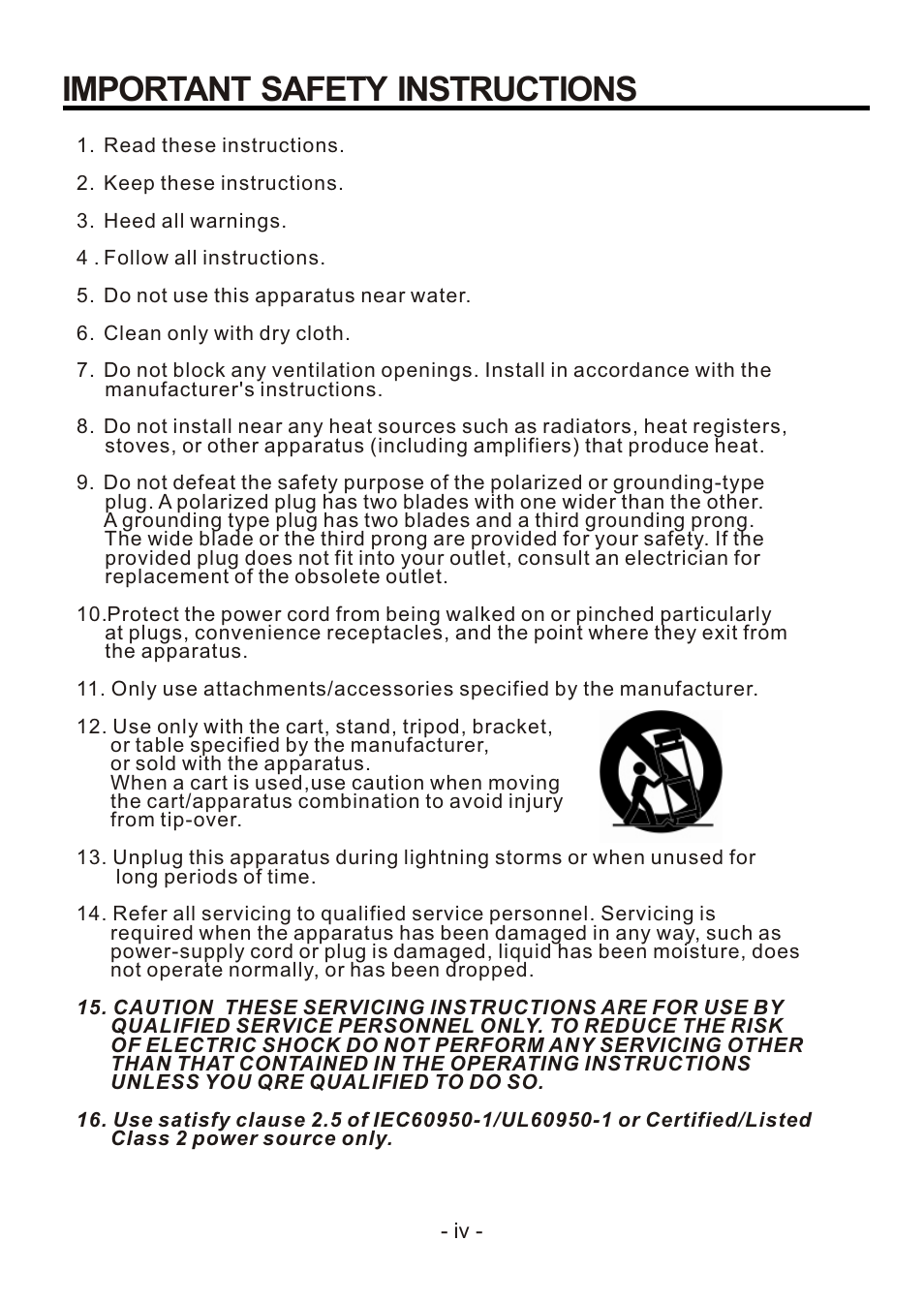 Important safety instructions | Revo RECDH409-2 User Manual | Page 4 / 20