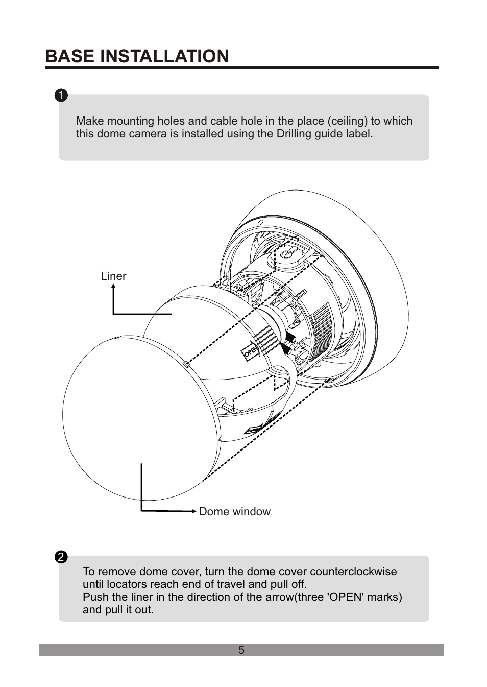 쪽 11, Base installation | Revo RECDH409-1 User Manual | Page 10 / 16