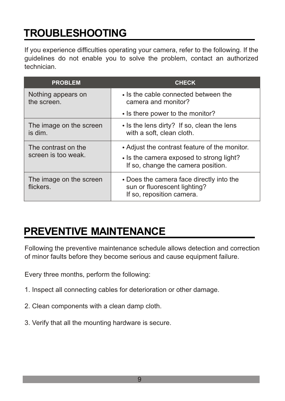 쪽 15, Troubleshooting preventive maintenance | Revo RECDH409-1 User Manual | Page 14 / 16