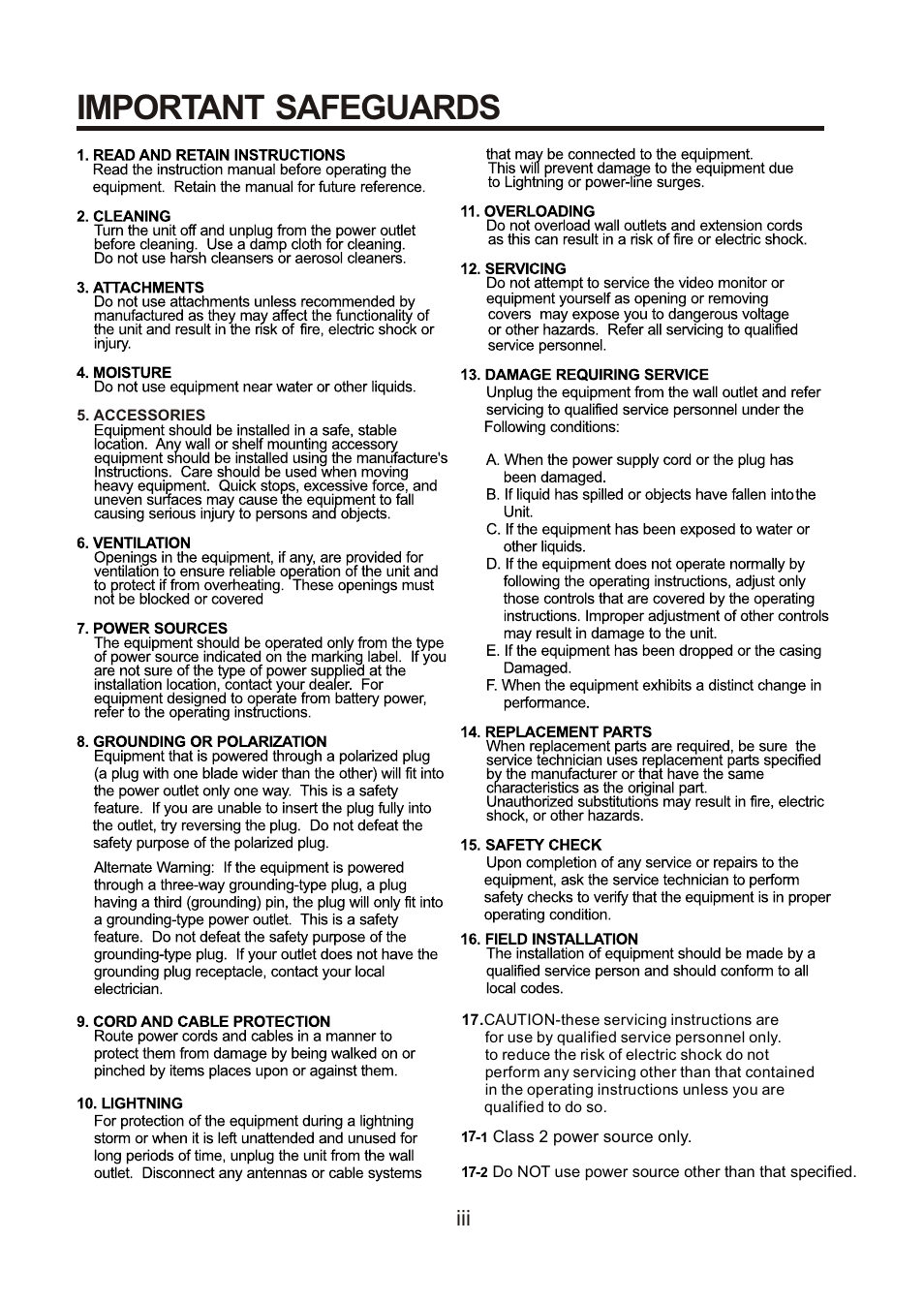 Important safeguards | Revo RECDH409-1 User Manual | Page 4 / 16