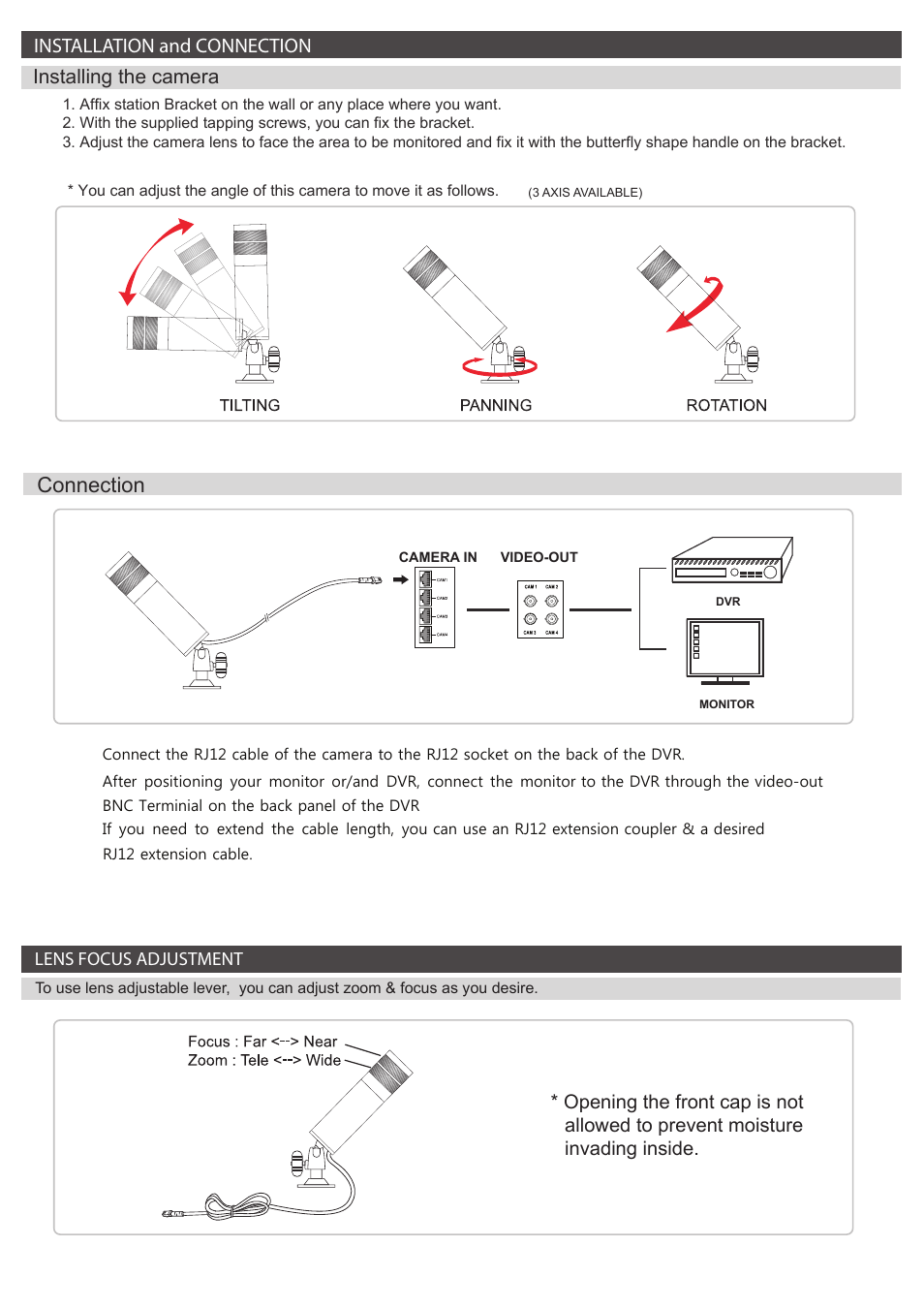 Connection | Revo RECLP0409-1 User Manual | Page 2 / 2