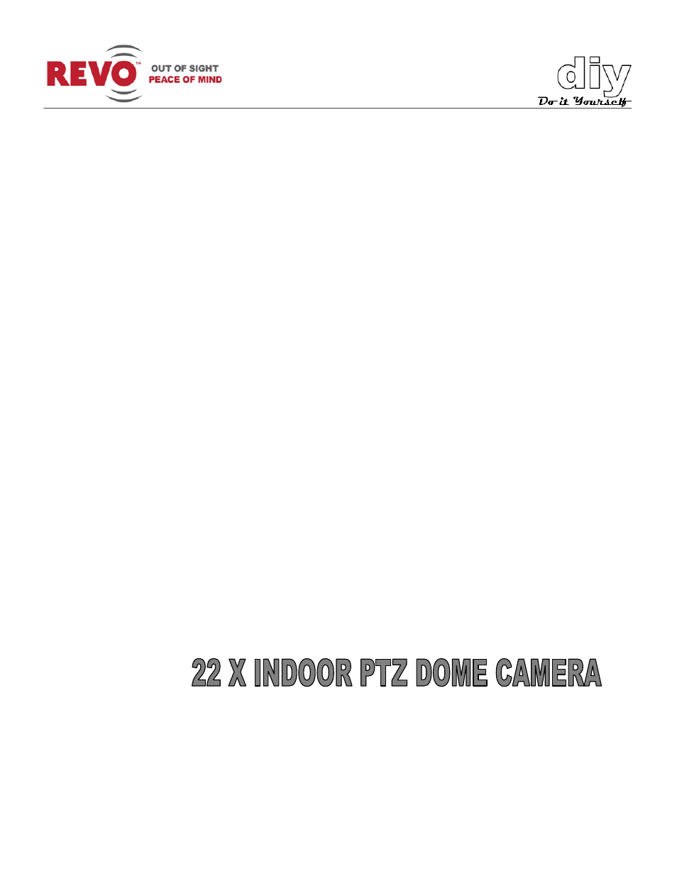 Revo RELPTZ22-1 Advanced Features User Manual | Page 30 / 30