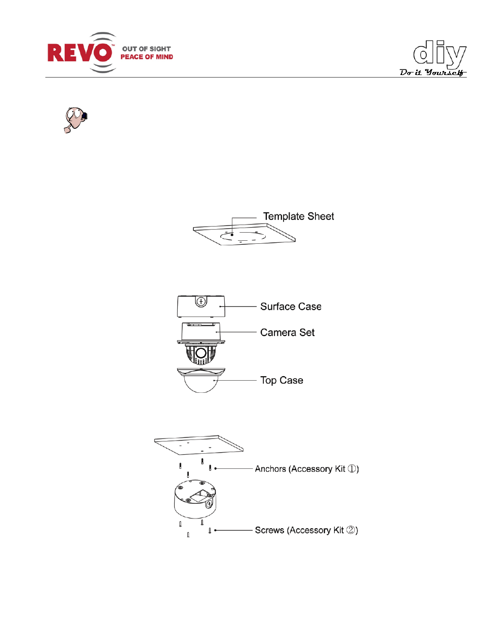 Surface-mount installation | Revo RELPTZ22-1 User Manual User Manual | Page 16 / 44