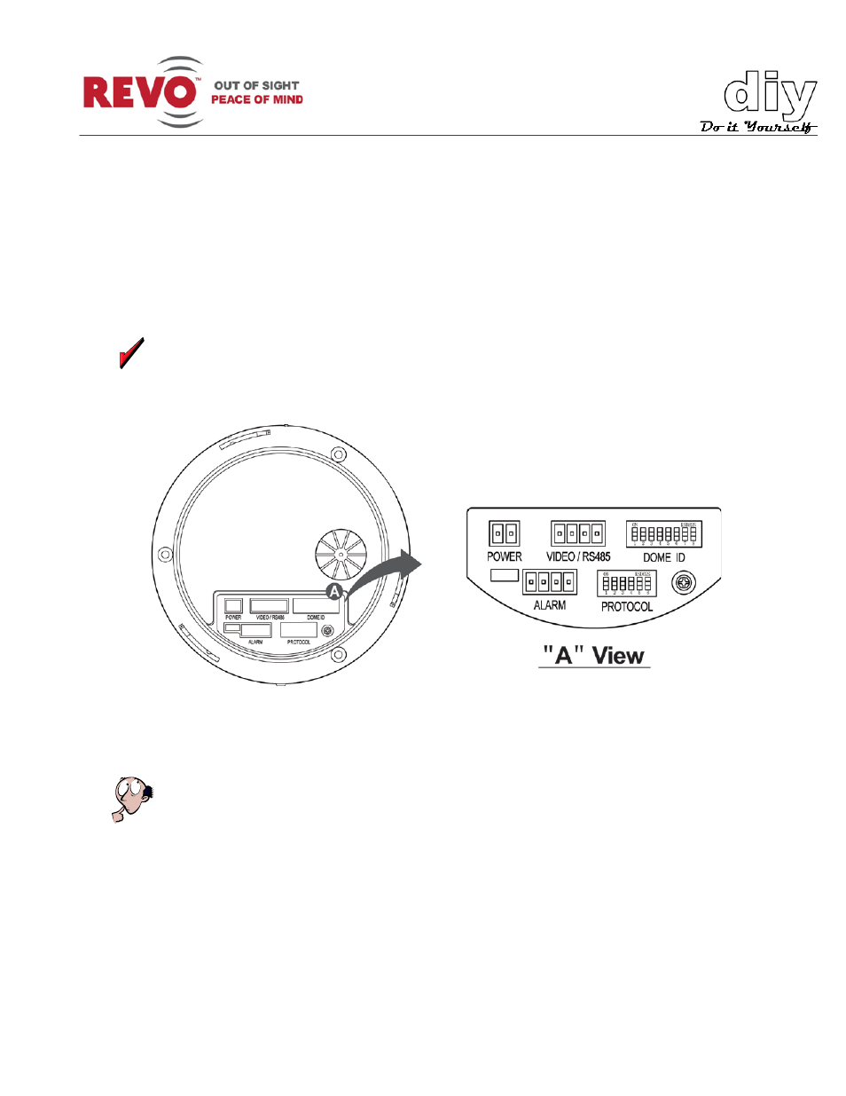 Settings, Setting camera termination | Revo RELPTZ22-1 User Manual User Manual | Page 7 / 44