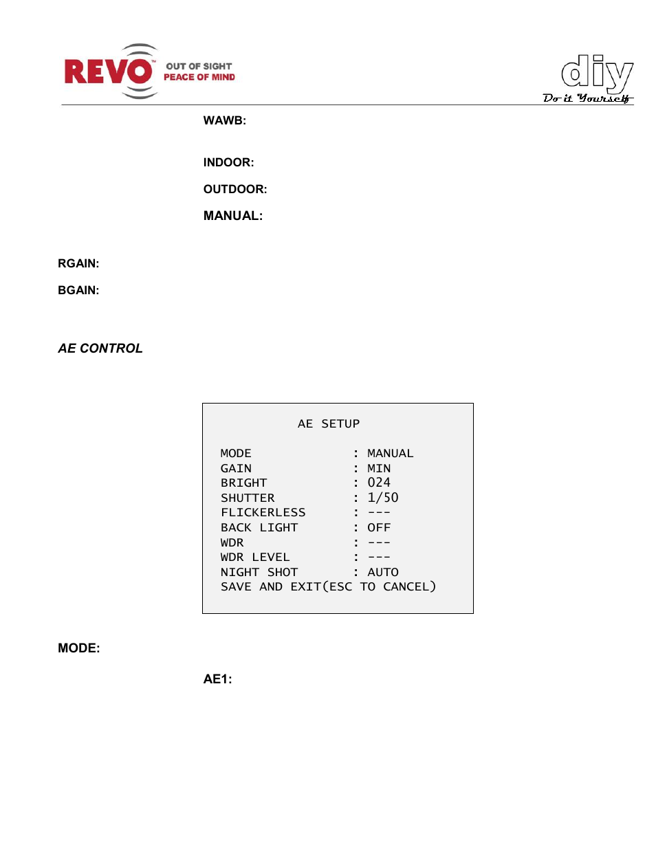 Revo RELPTZ22-3 User Manual User Manual | Page 28 / 44