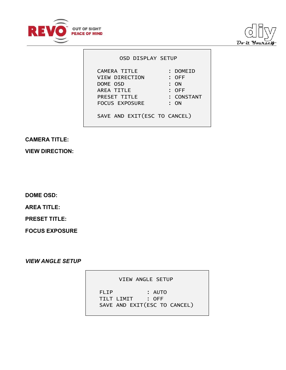 Revo RELPTZ22-3 User Manual User Manual | Page 32 / 44