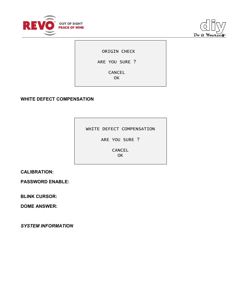 Revo RELPTZ22-3 User Manual User Manual | Page 37 / 44