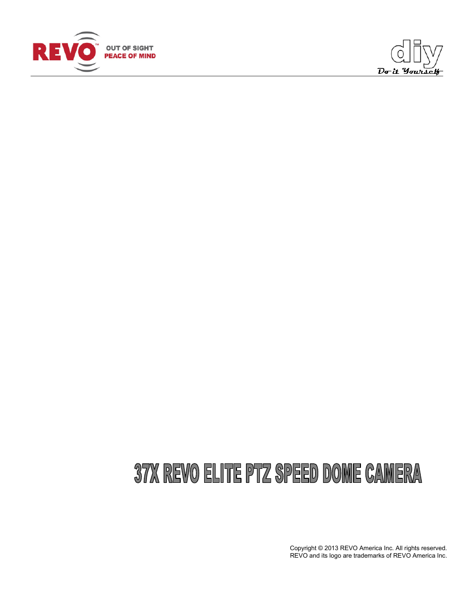 Revo RESPTZ37-1/HSC/HSW Advanced Features User Manual | Page 30 / 30