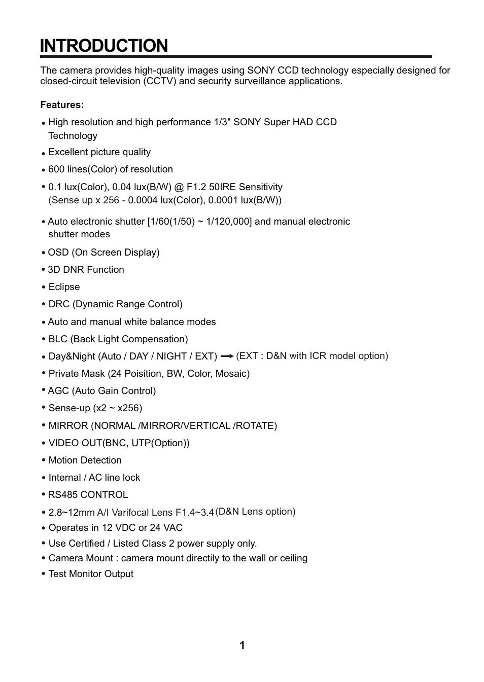 Introduction | Revo REVDN600-1 User Manual | Page 5 / 16