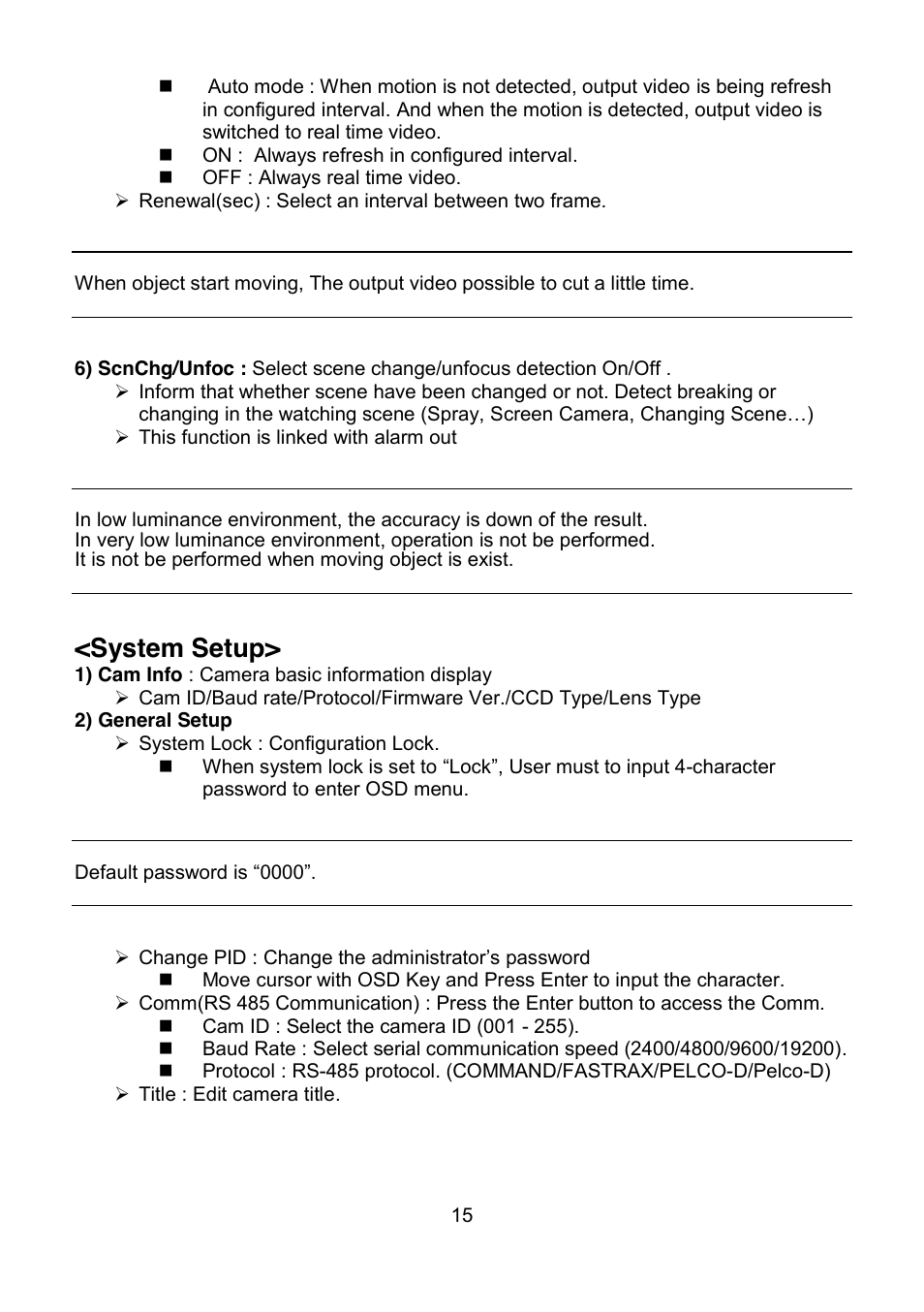 System setup | Revo REVDN650-1 User Manual | Page 16 / 24