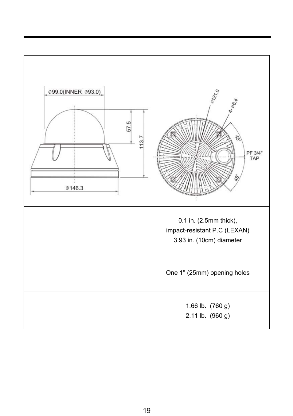 External dimension | Revo REVDN700-2 User Manual | Page 19 / 21