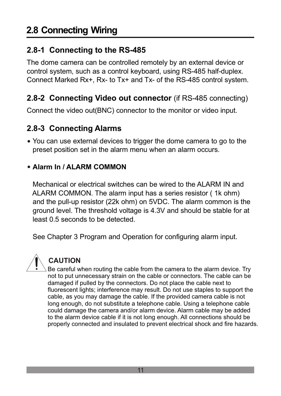 쪽 16, 8 connecting wiring | Revo REVDPTZ10-1 User Manual | Page 16 / 36
