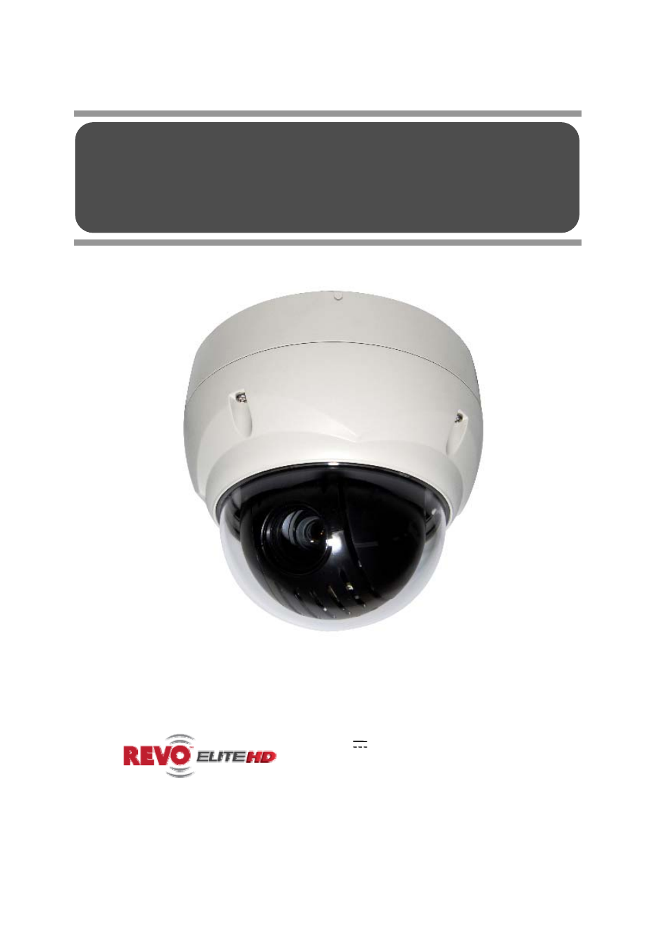 Revo REHVDPTZ22-1 INSTRUCTION MANUAL User Manual | 84 pages