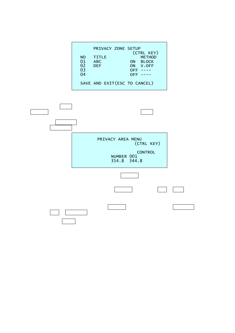 10 privacy zone | Revo REHVDPTZ22-1 INSTRUCTION MANUAL User Manual | Page 24 / 84