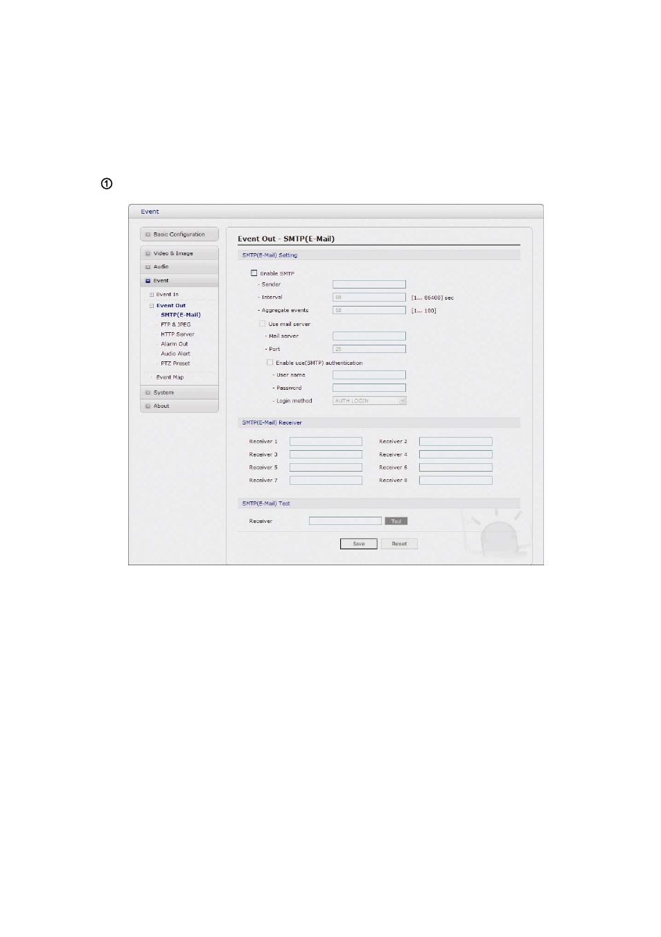 2) event-out | Revo REHVDPTZ22-1 INSTRUCTION MANUAL User Manual | Page 51 / 84