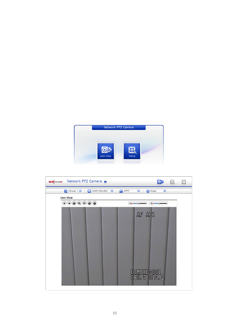 Chapter 4 — operation by web browser, 1 access from a browser | Revo REHVDPTZ22-1 Quick Installation Guide User Manual | Page 11 / 16