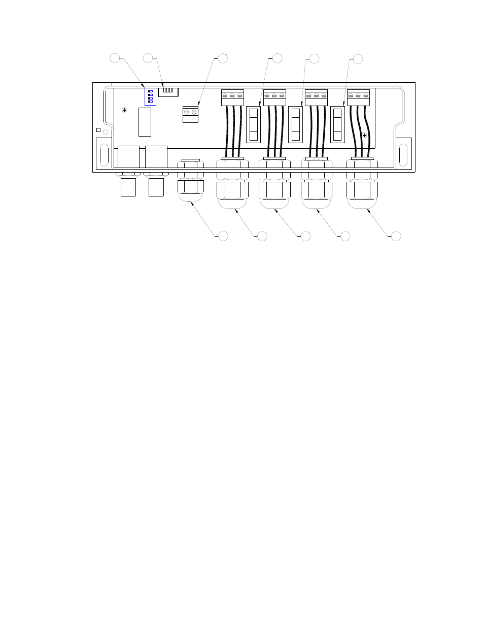 3 power access panel, 1 dip switches, 2 fuses | 3 flow switch | Rola-Chem 554300 Dual ORP/pH Digital Controller User Manual | Page 11 / 20