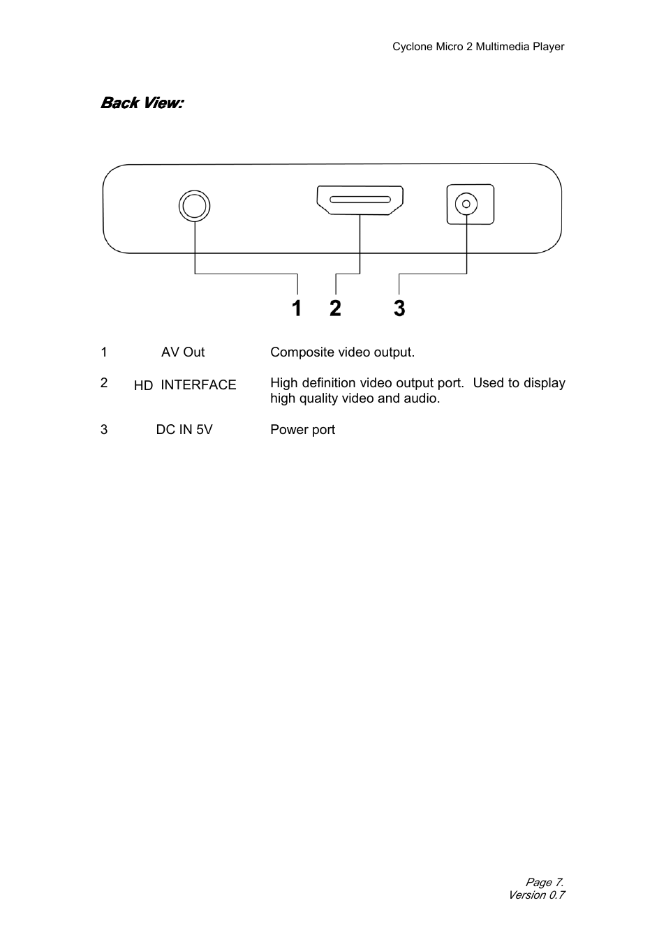 Remotecontrol | Satechi Cyclone Micro 2+ 1080p Portable Media (MKV, AVI, MOV) Player Adapter with SD/SDHC Memory, USB Slot and Remote Control User Manual | Page 7 / 38