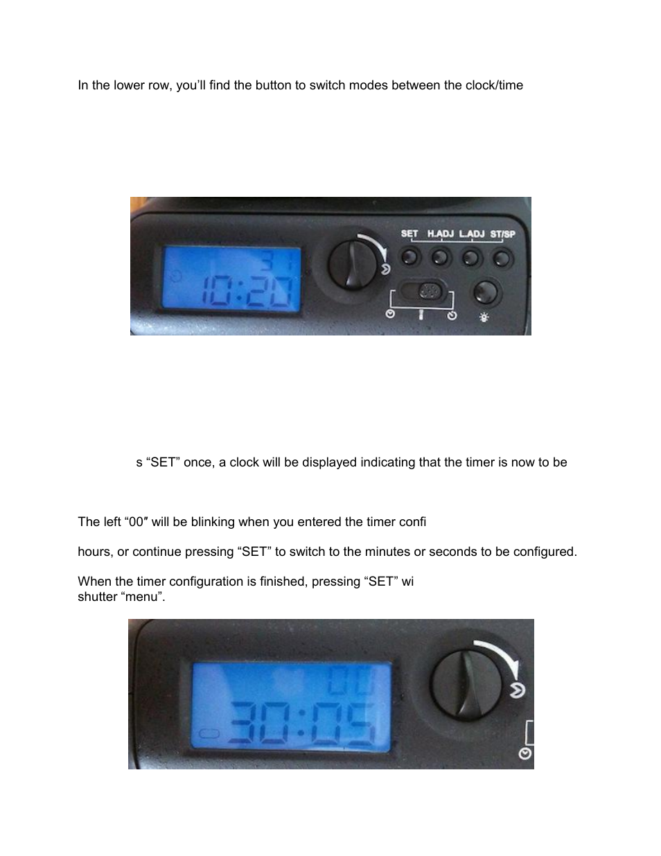 Satechi LCD Timer Vertical Battery Grip User Manual | Page 2 / 3