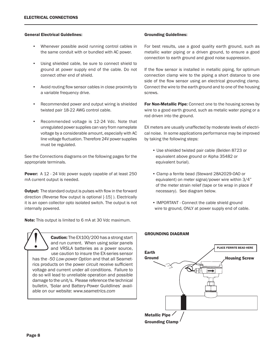 Seametrics EX100-200-Series User Manual | Page 10 / 16