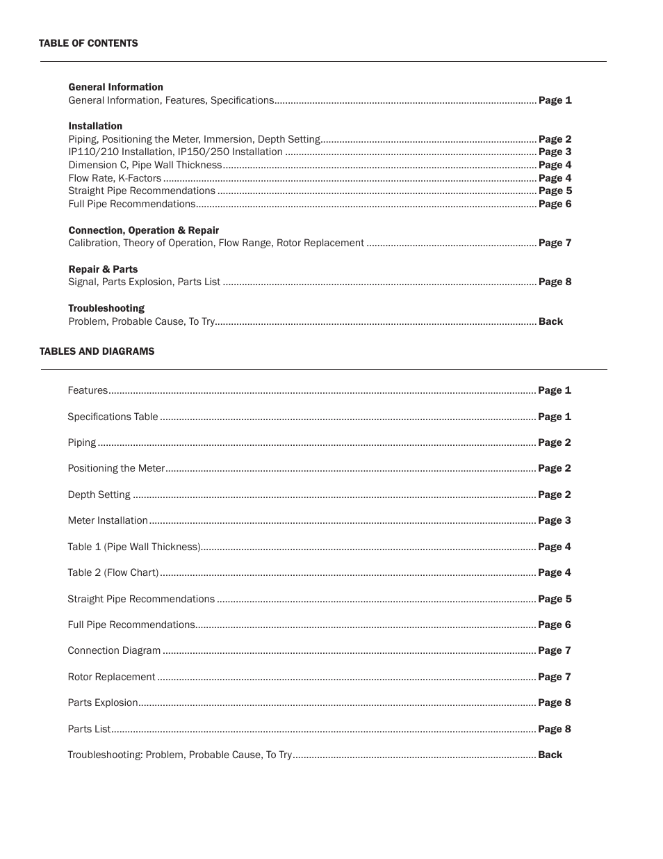 Seametrics IP100-200-SERIES User Manual | Page 2 / 12