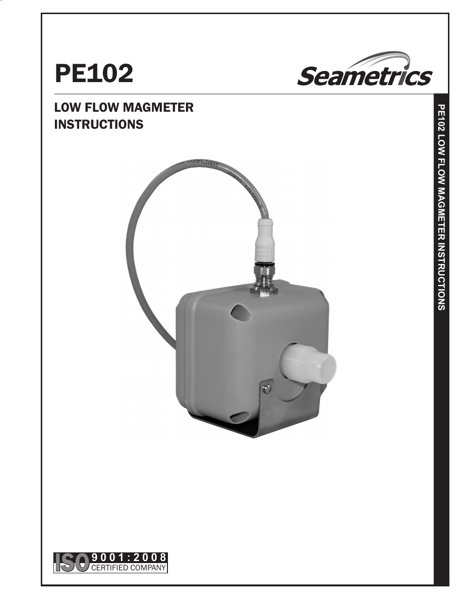 Seametrics PE102 User Manual | 4 pages