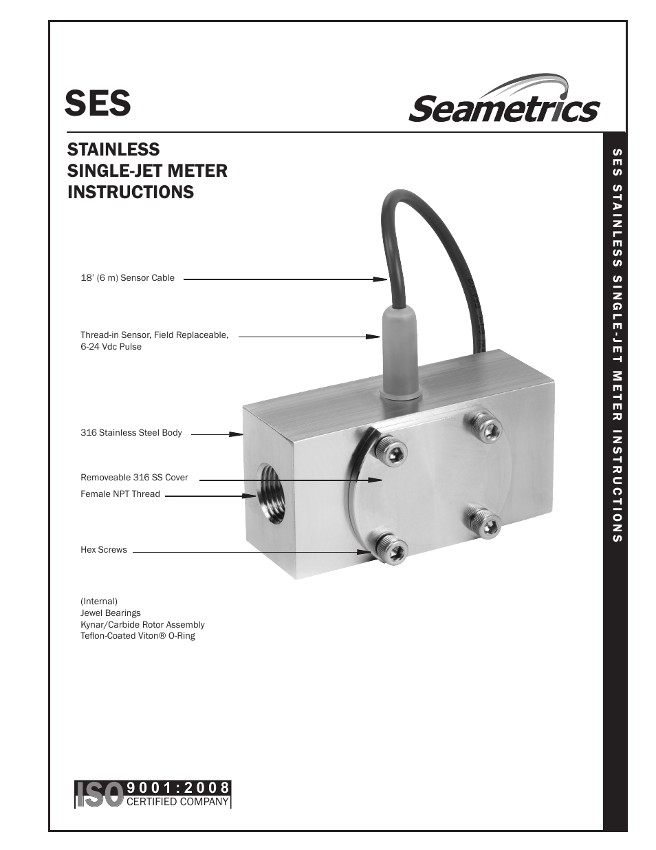 Seametrics SES User Manual | 4 pages