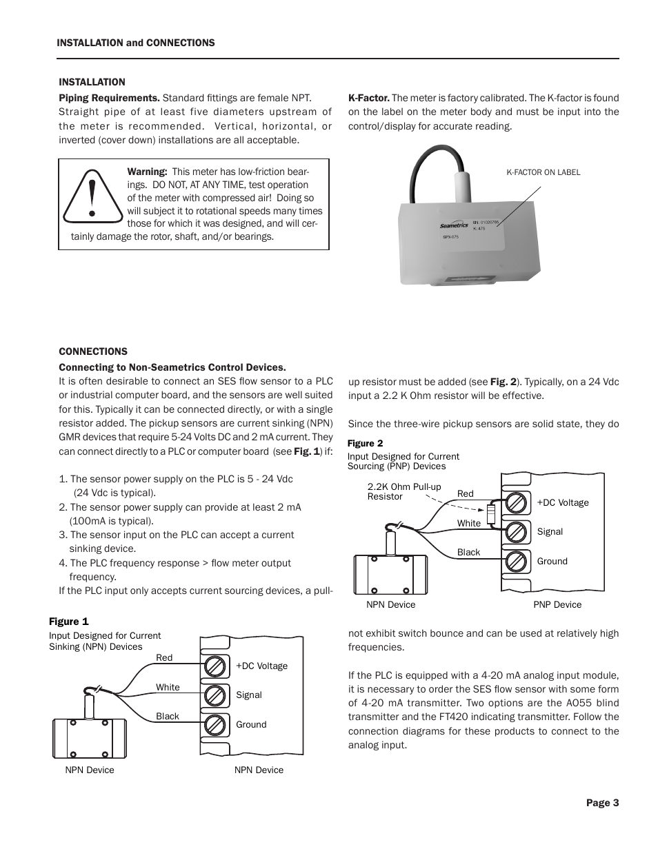 Seametrics SES User Manual | Page 3 / 4