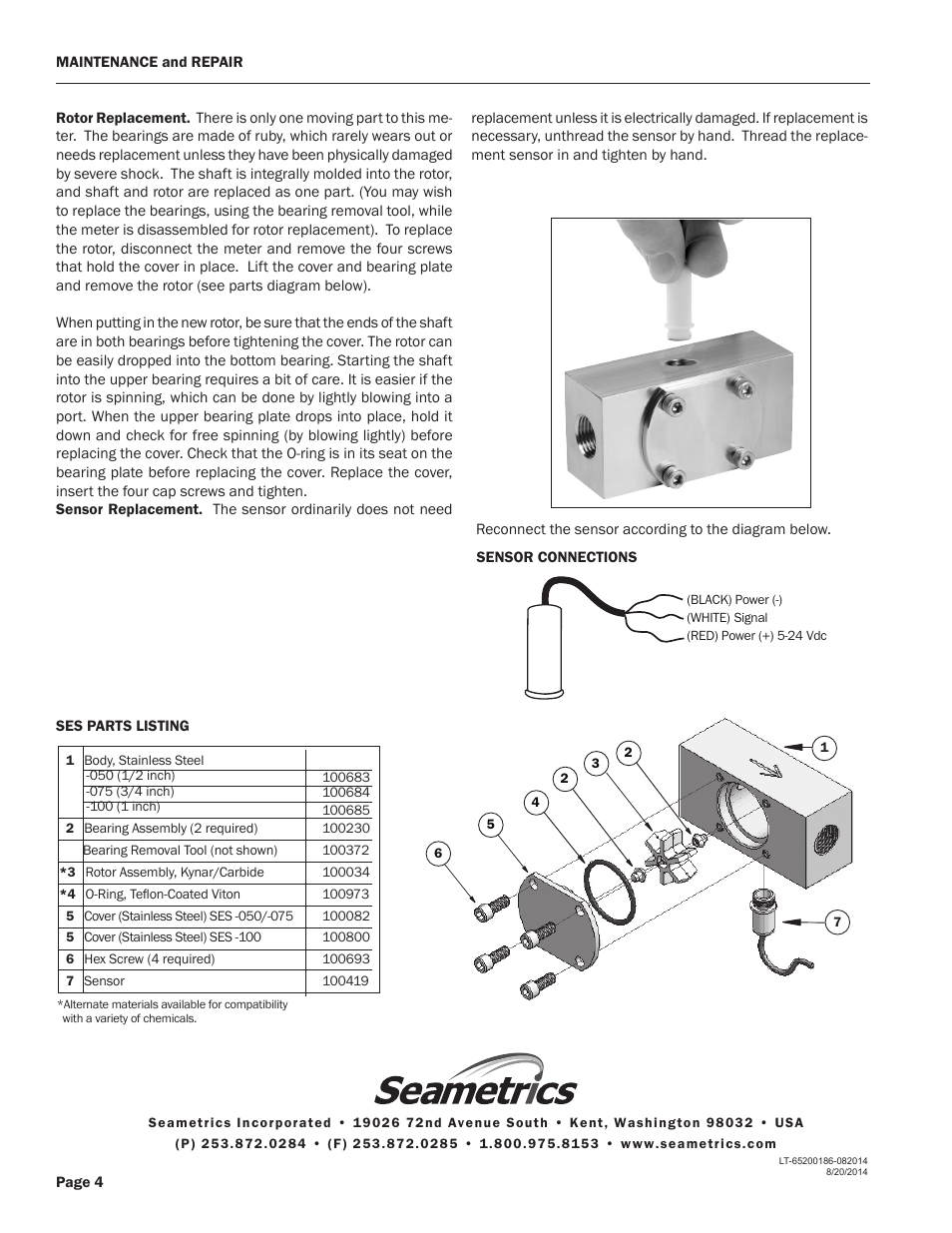 Seametrics SES User Manual | Page 4 / 4