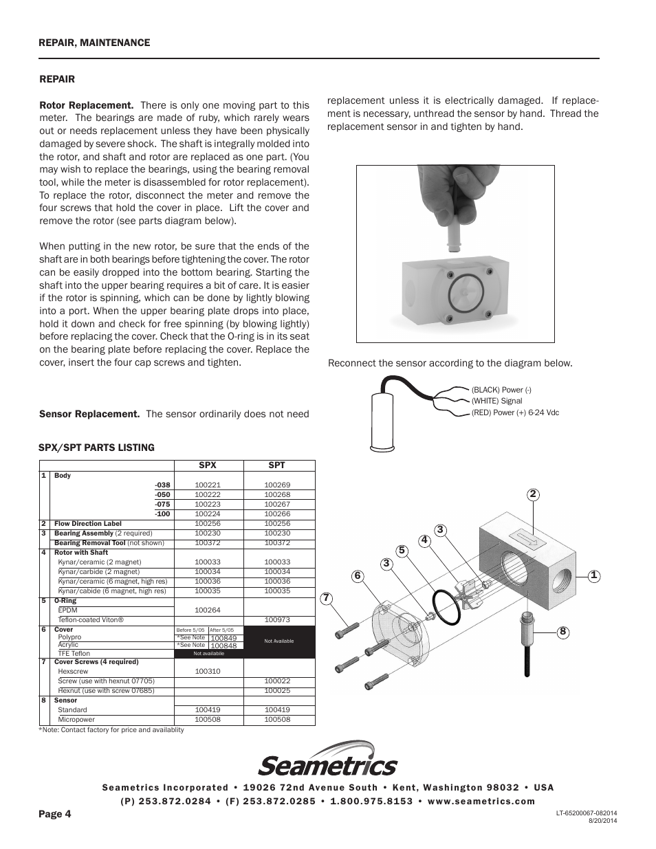 Seametrics S-Series User Manual | Page 4 / 4