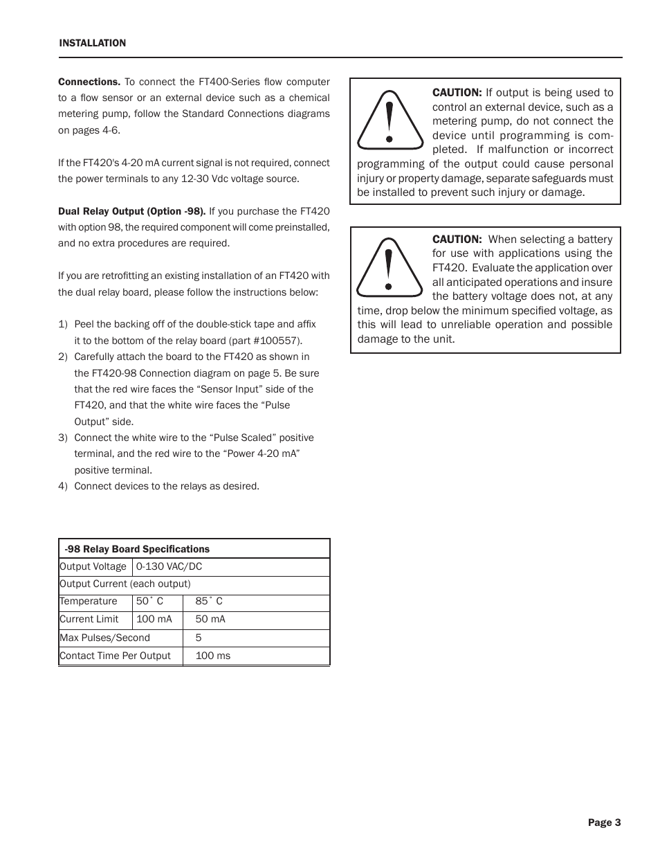 Seametrics FT400-Series User Manual | Page 5 / 12
