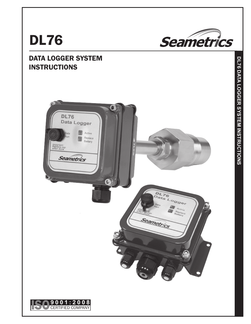 Seametrics DL76 User Manual | 4 pages