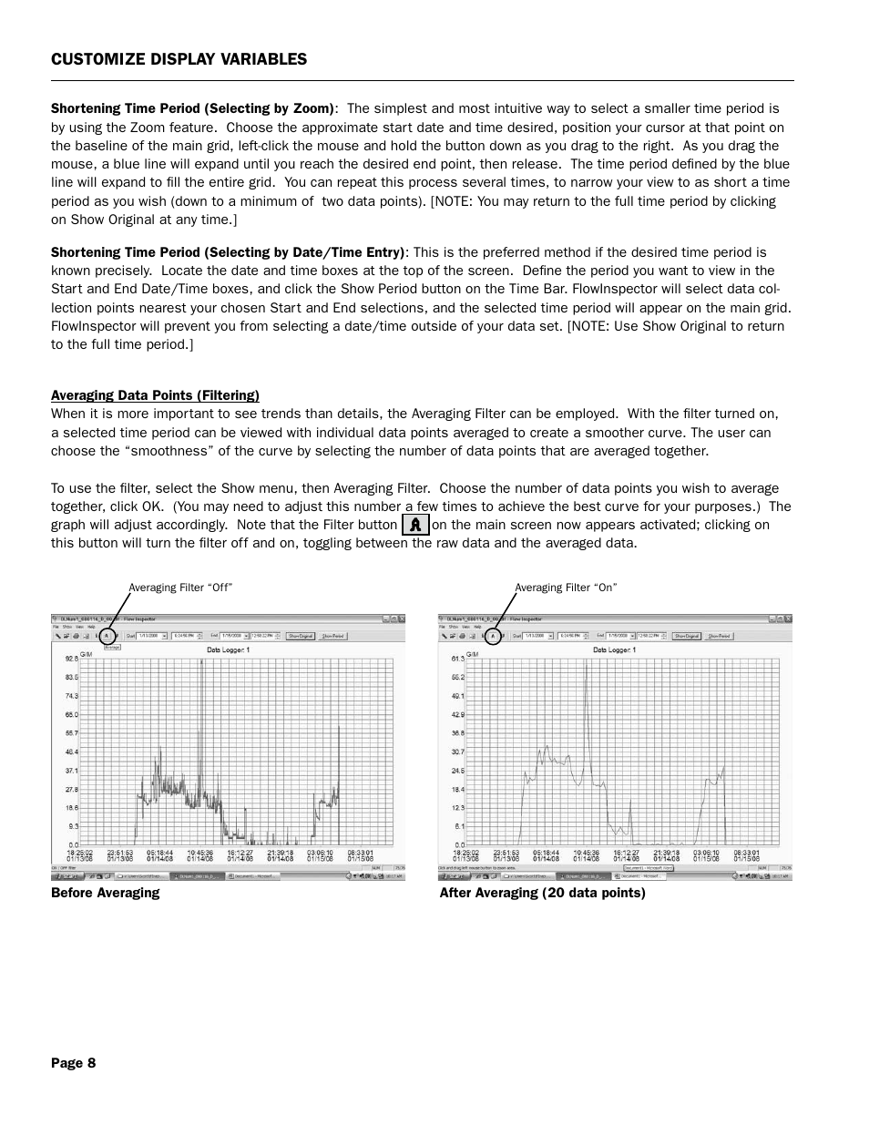 Seametrics FlowInspector User Manual | Page 12 / 16