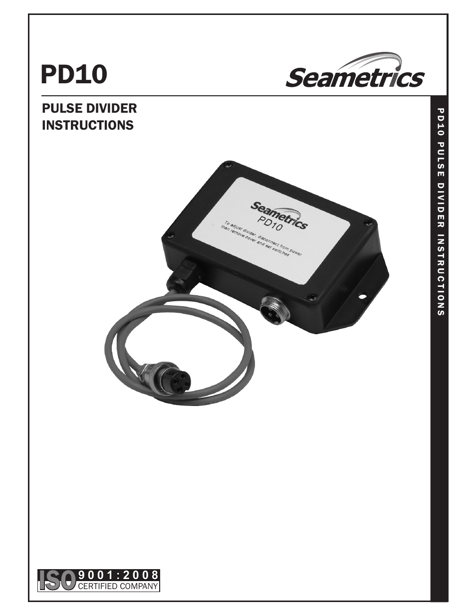 Seametrics PD10 User Manual | 4 pages