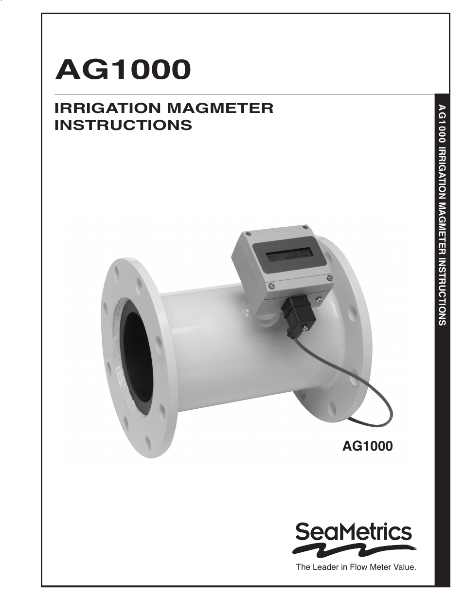 Seametrics AG1000 User Manual | 10 pages