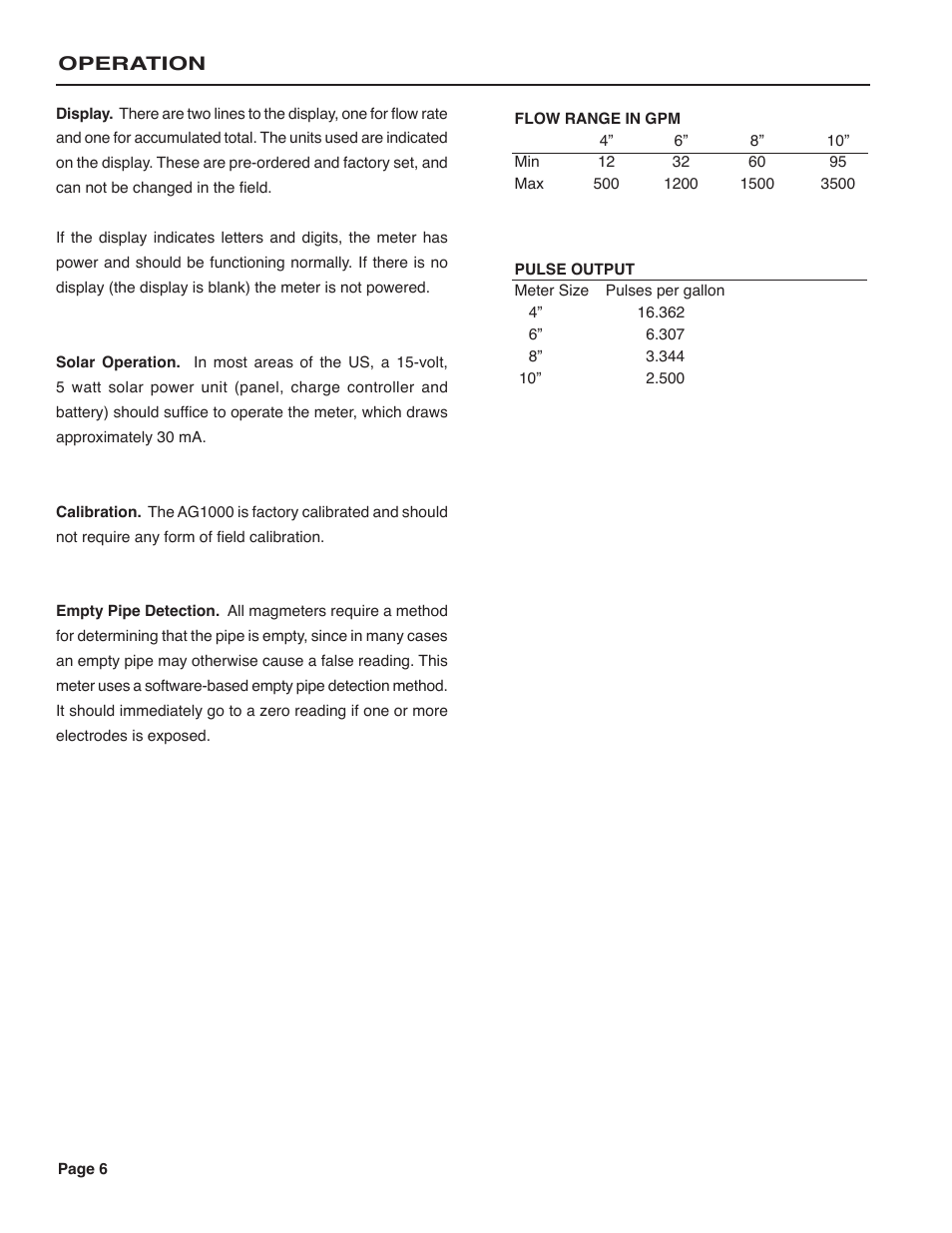 Seametrics AG1000 User Manual | Page 8 / 10